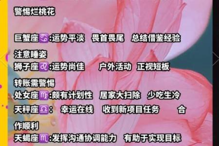 十二星座今日运势提醒_十二星座今日运势情况