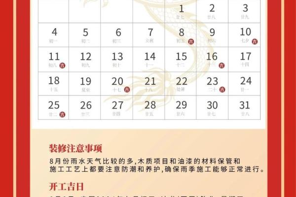 2020年适合装修的黄道吉日
