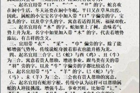 晚上12点出生的属蛇男孩怎样起名，宜用什么字姓名