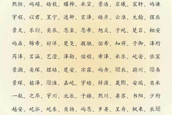2019年5月11号丑时出生的男孩要怎么起名字姓名