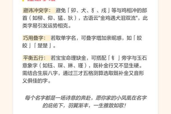 7月份出生的属鸡男孩怎么起名姓名