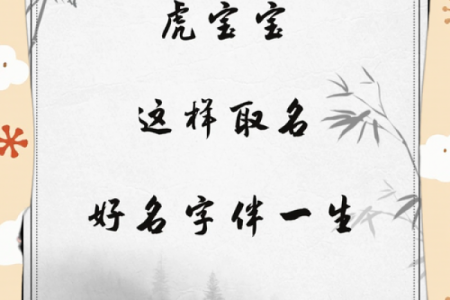 9月份出生的属虎男孩如何取名字姓名