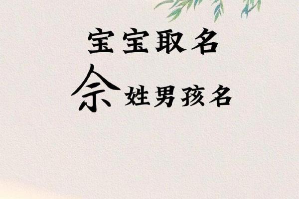 2019年出生的姓余女孩如何起名，宜用什么字姓名